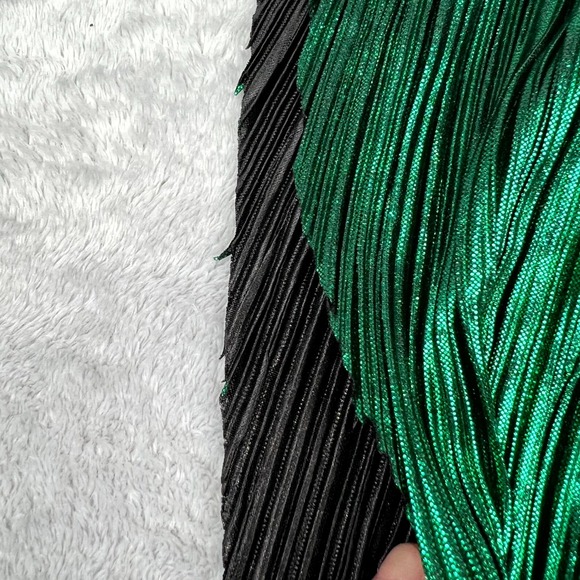 House of Harlow 1960 X Revolve Sabrina Dress Womens Medium Green Surplice Neck - Picture 8 of 16